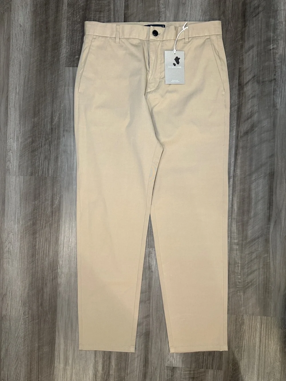 Everlane The Performance Chino Uniform Straight Fit Trench Coat Khaki - 32x30